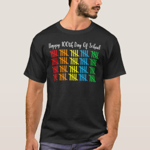 counting 100 lines tally marks happy 100th day of T-Shirt