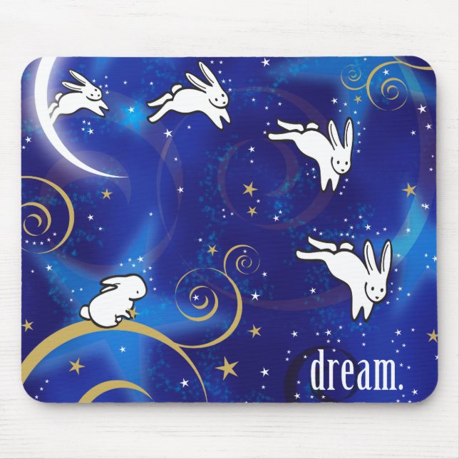 Counting Bunnies Mouse Mat (Front)