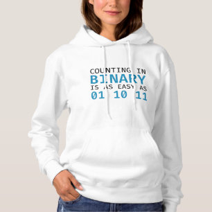 Counting In Binary Hoodie