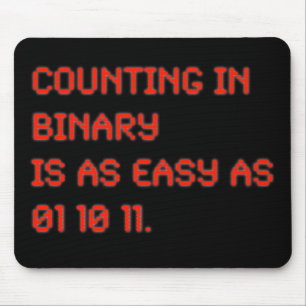 Counting in Binary Mouse Mat