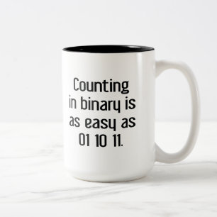 Counting In Binary Two-Tone Coffee Mug
