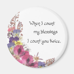 Counting my Blessings Magnet