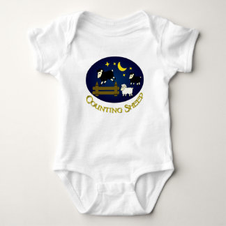 Counting Sheep Baby Bodysuit