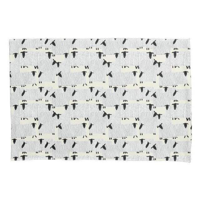 Counting sheep before you sleep  pillowcase (Front)