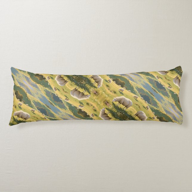 Counting Sheep Body Cushion (Front)