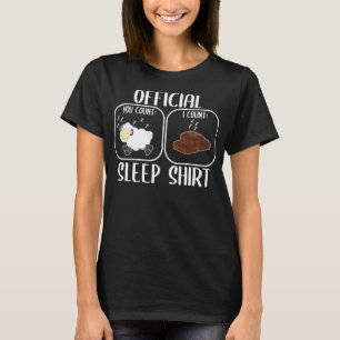 Counting Sheep Chocolate Sleepshirt T-Shirt