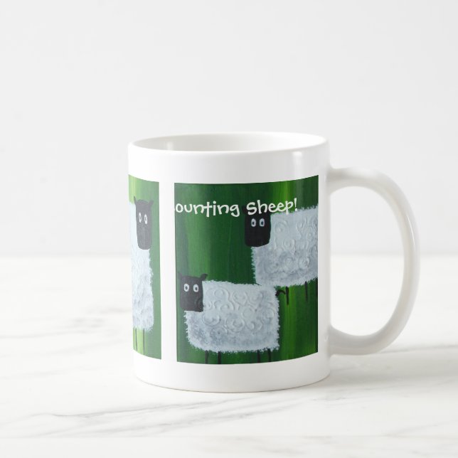 Counting sheep coffee mug (Right)