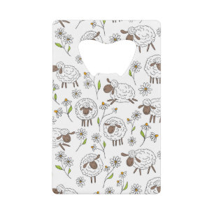 Counting sheep on white