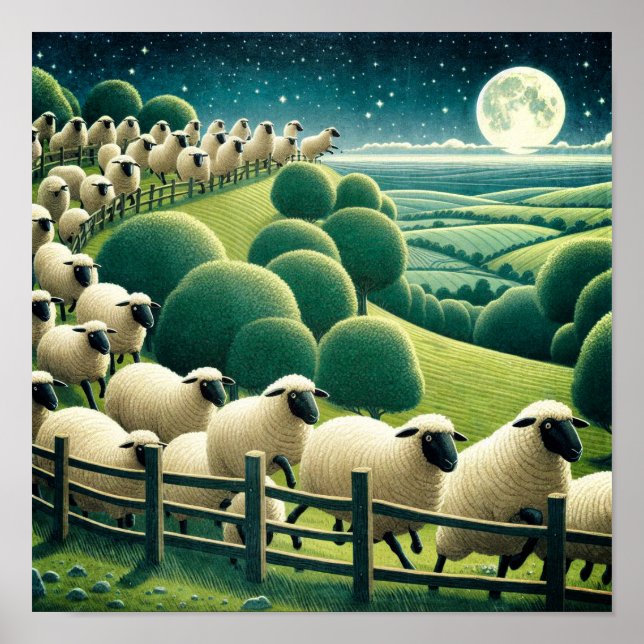 Counting Sheep Poster (Front)