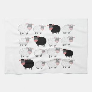 Counting Sheep Tea Towel