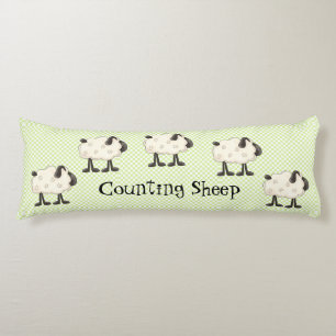 Counting Sheep Whimsical Body Pillow