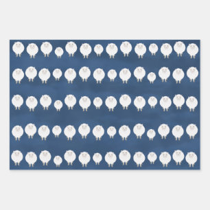 Counting Sheep Wrapping Paper Sheets