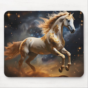 Countless stars, shining galaxy space planet stars mouse mat