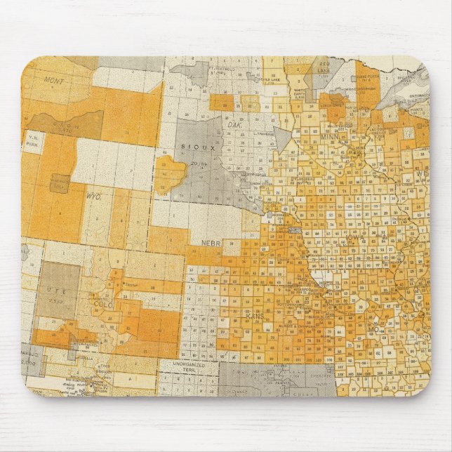 countries debt per capita mouse mat (Front)