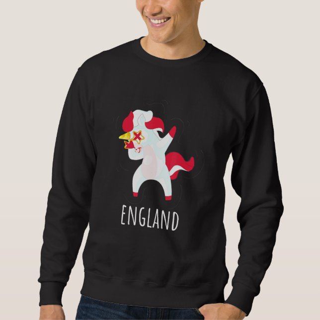 Countries Flags Unicorn Designs - Dabbing Unicorn  Sweatshirt (Front)