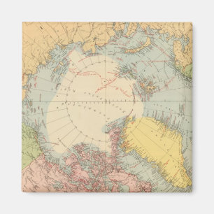 Countries round North Pole Magnet