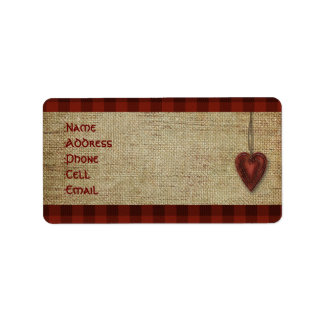 Country address labels