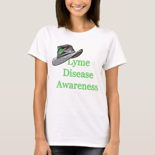 Country and Western Rustic Lyme Disease Awareness T-Shirt