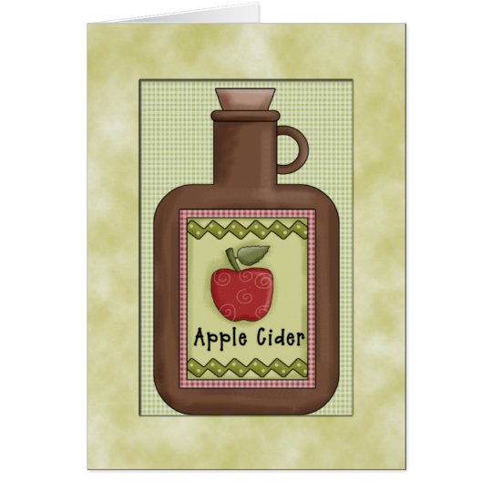 Country Apple Pie Card