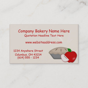 Country Apple Pie D2 Business Cards