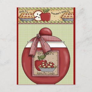 Country Apple Pie Postcard