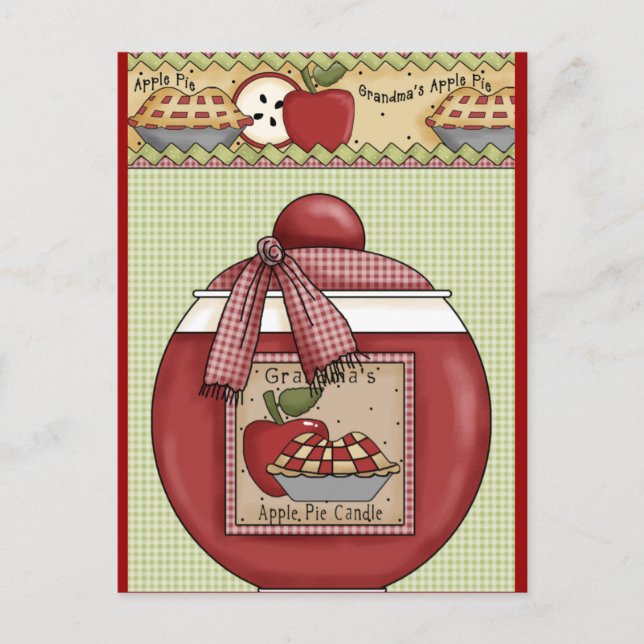 Country Apple Pie Postcard (Front)