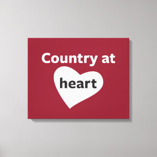Country at Heart Canvas Print