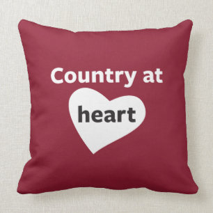 Country at Heart Cushion