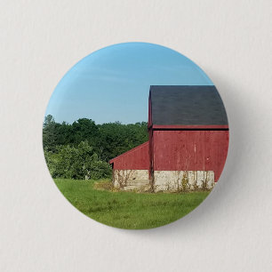 Country Barn 6 Cm Round Badge
