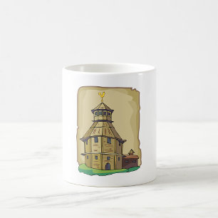 Country Barn House Coffee Mug