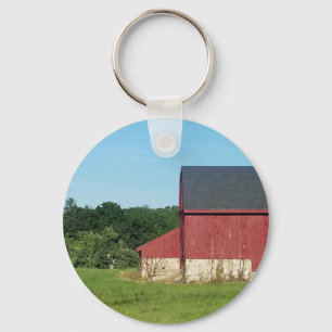 Country Barn Key Ring