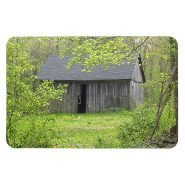 Country Barn Large Magnet (Horizontal)