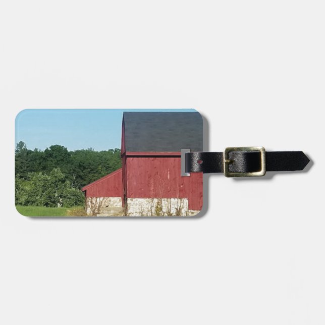 Country Barn Luggage Tag (Front Horizontal)