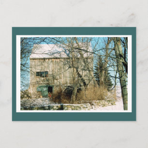 Country Barn Postcard