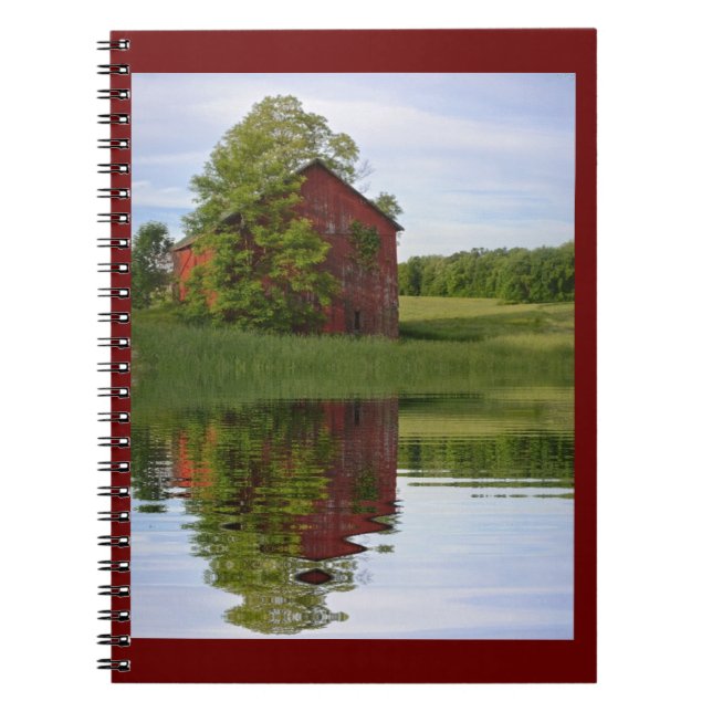 Country Barn Reflections Notebook (Front)