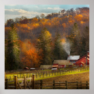 Country - Barn - The end of a season Poster