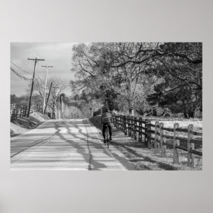 Country Bike Ride Poster