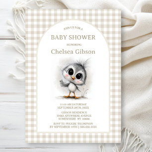 Country Bird Baby Shower Invitation