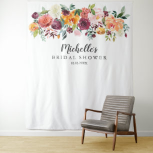 Country Bloom Backdrop - Photo Prop - Photo Boot Tapestry