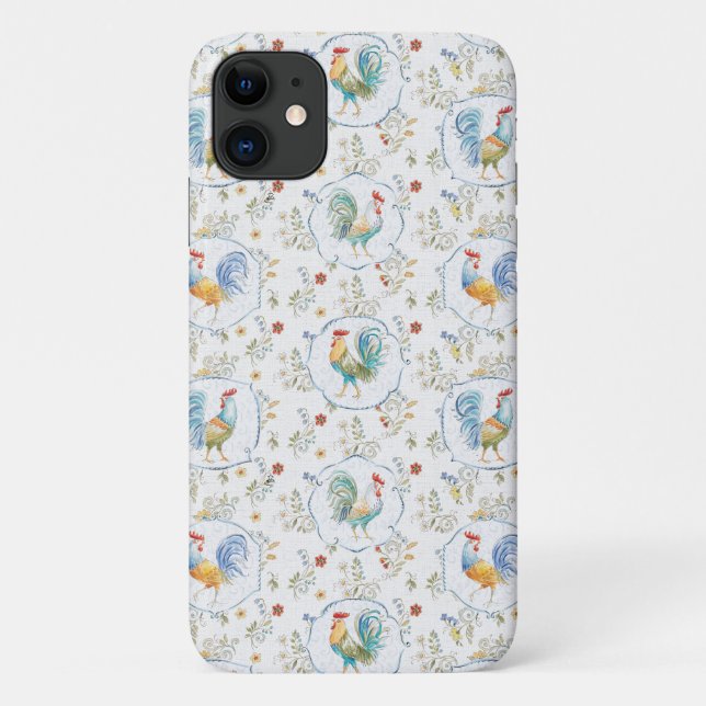 Country Blooms Pattern Case-Mate iPhone Case (Back)