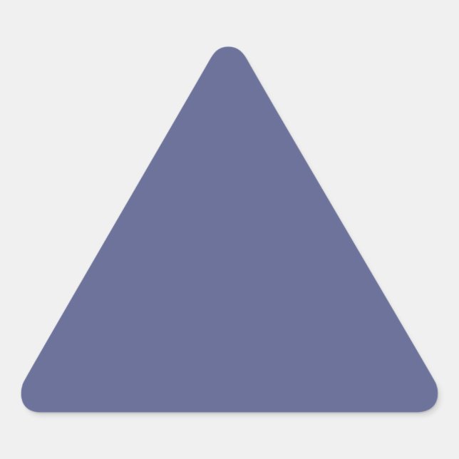 Country Blue Triangle Sticker (Front)