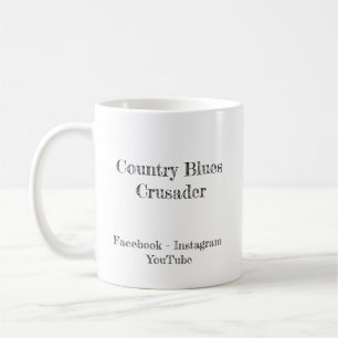 Country Blues Crusader Classic Mug, 325 ml Coffee Mug