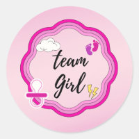 Country Boots or Bows Gender Reveal Team Girl Clas