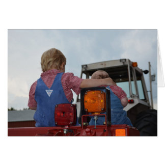 Country Boys with their Tractor