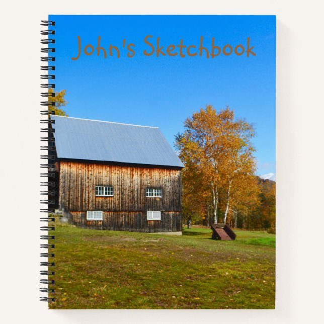 Country Bran Sketchbook Notebook (Front)
