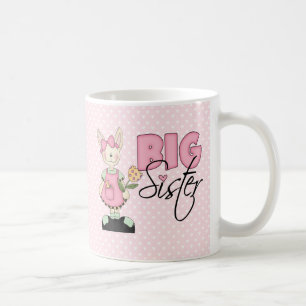 Country Bunny Big Sister (pink) Coffee Mug