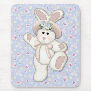 Country Bunny Mouse Mat