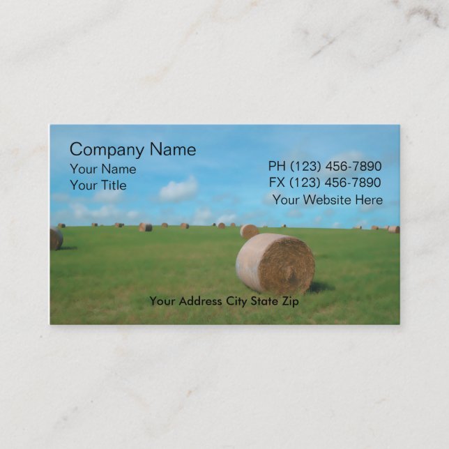 Country Business Cards (Front)