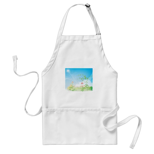 Country Butterfly Standard Apron (Front)