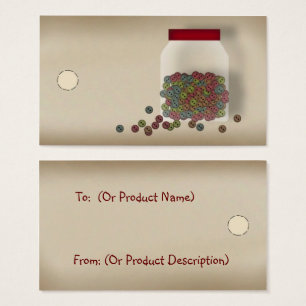 Country Buttons Hang Tag